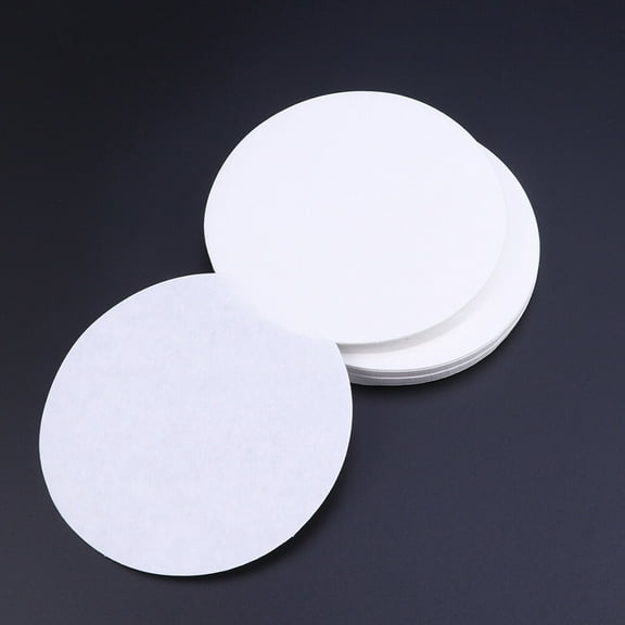 Masteelf White Qualitative Filter Paper for Lab Use Medium Flow Rate Suitable for General Chemistry 9cm Diameter