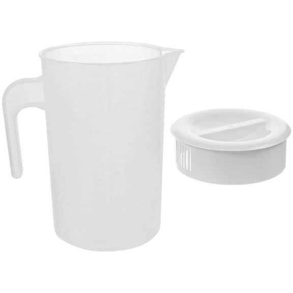 Masteelf White Water pitcher with Handle Design for Kitchen Use Made of PP Material 1.5L Capacity