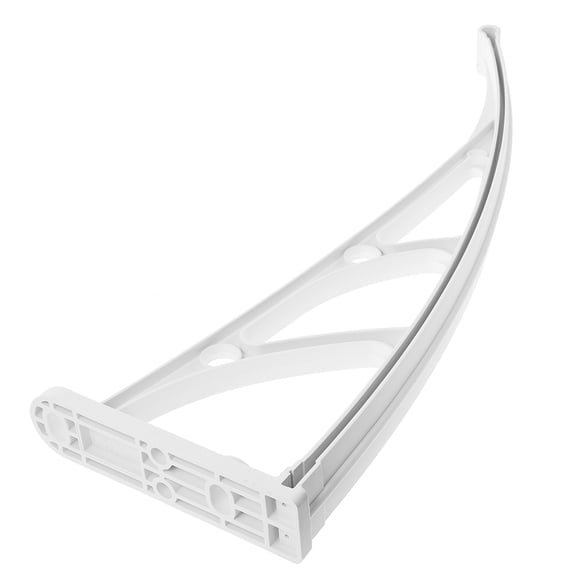 WRITWAA Secure Awning Bracket Door Awnings Support for Home White Plastic Steel 1Pcs for Balconies