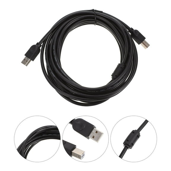 Masteelf Wire Cord USB Cable for Printer Facsimile Machine Office