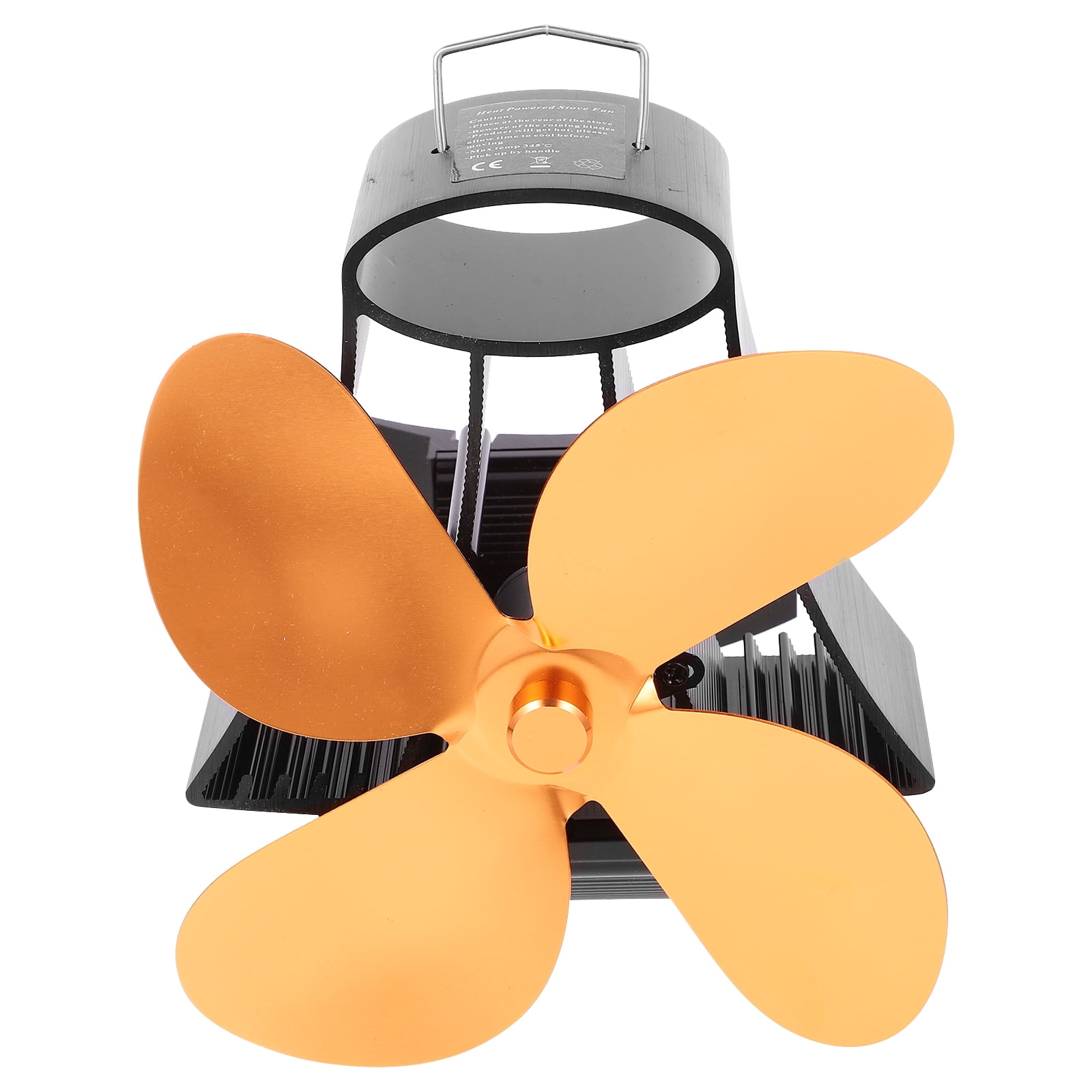LOLIPPYY Fireplace Fan Golden 1Pcs 6.7X6.7X5.9In - Walmart.com