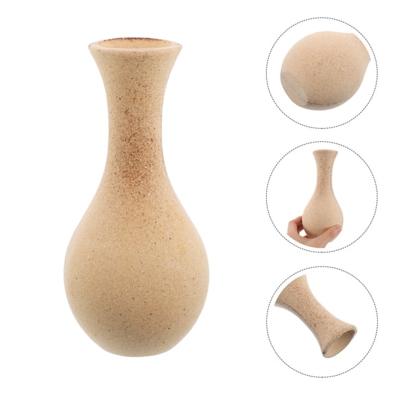 Masteelf Wood Ornaments for Kids Creativity DIY Hand Painting Flower Craft Kit Brown 7.5 Inches