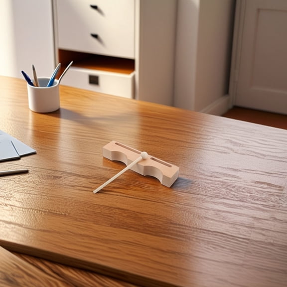 Masteelf Wooden Hand Clapper Percussion Instrument for Kids Traditional Block Light Yellow 7.5x5.5 Inches