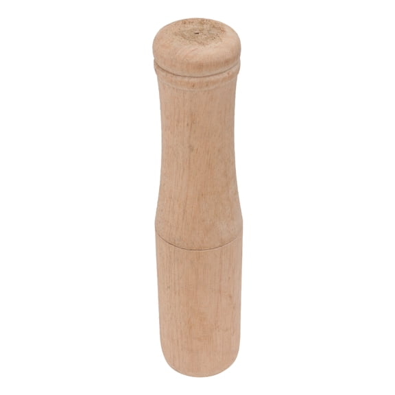 Masteelf Premium Wooden Muddler for Kitchen Use, Ideal for Garlic and Spice Grinding, Wood Material, 17.5 x 3.7 cm