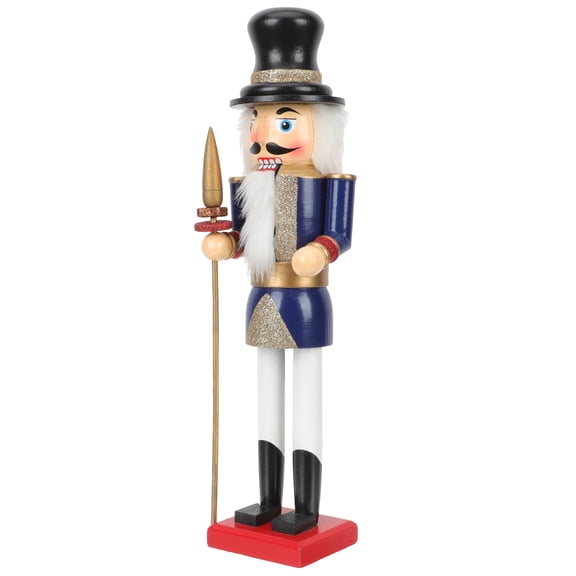Masteelf Wooden Nutcracker Figurine for Kids with Exquisite Craftsmanship and Wood Multi Color