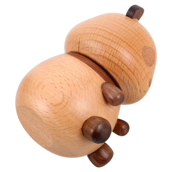 Masteelf Panda Shaped Wooden Toothpick Holder Dispenser for Kitchen Table Decor and Toothpick Storage for Home and Restaurant Use