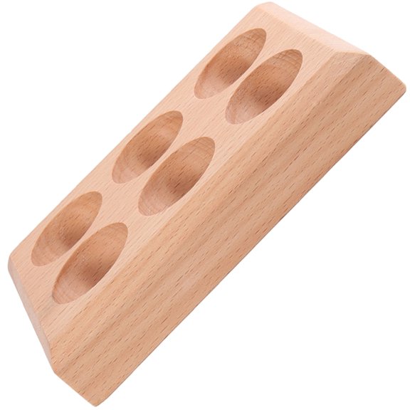 Masteelf Wooden Serving Platter Tray - Wear-Resistant, Stackable Kitchen Tray with Convenient Lanyard Handle