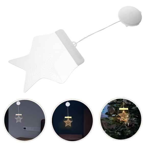 Masteelf Worgeous 1 Set Hanging LED Night Light with 3D Design, Decorative Lamp for Bedroom, Window, and Home Decor