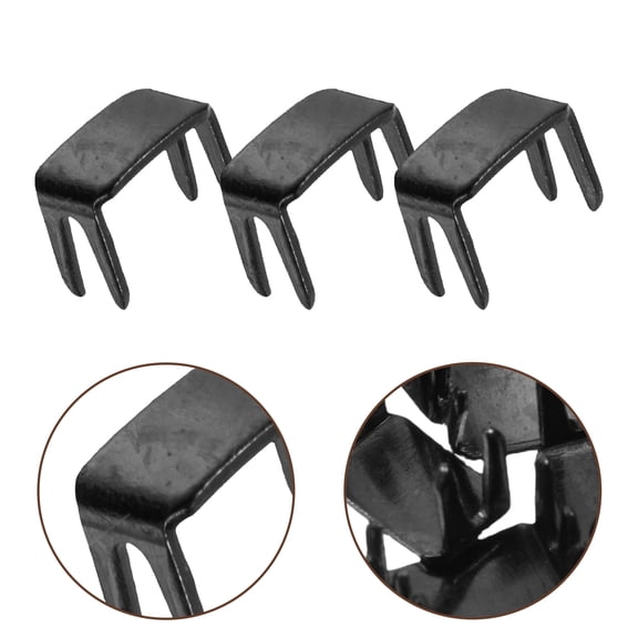 Masteelf Worgeous 20pcs Zipper Stops Supplies Four Claw Repair Stopper Metal Zipper Stops Exquisite Zipper Slider Stopper