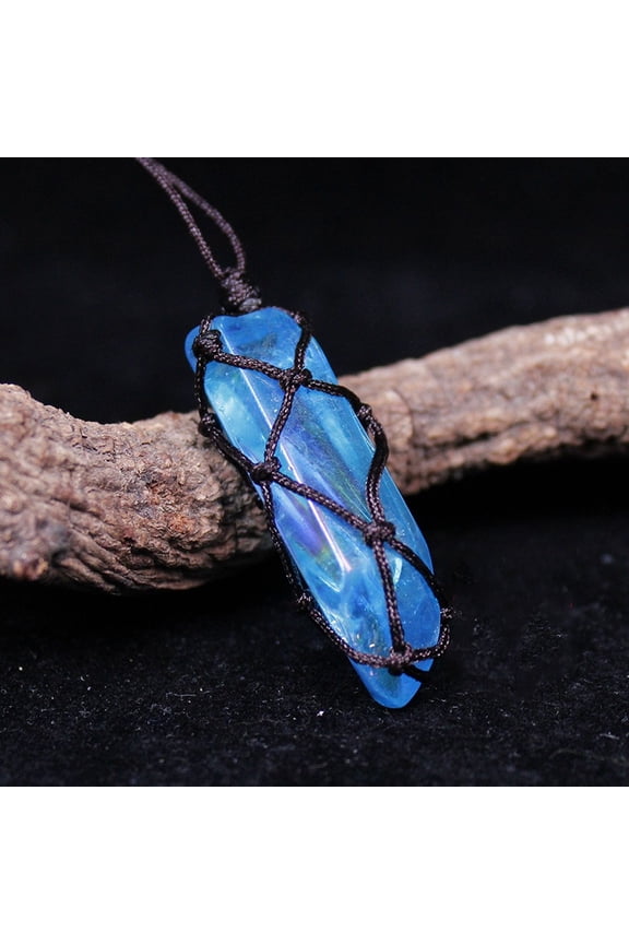 Woven Mesh Pendant Durable Necklace Birthday Party