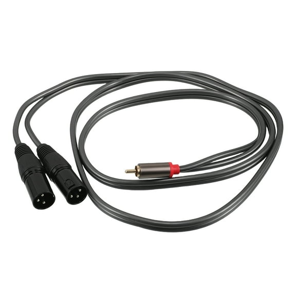 Masteelf  Xlr Cord Dual-slot Audio Cable Wall-mounted Speakers Microphone Separator