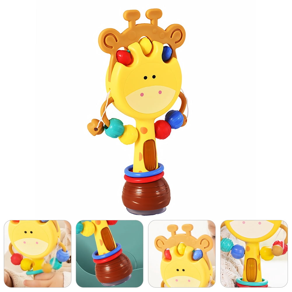 HEATSHAKING Plastic Rattle Drum for Baby Music Learning 1Pcs 7.1x3.5x1 ...