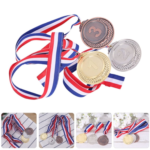 Masteelf Zinc Alloy Award Medals for Sports Competition with Assorted Color and Professional Finish 9 Pieces