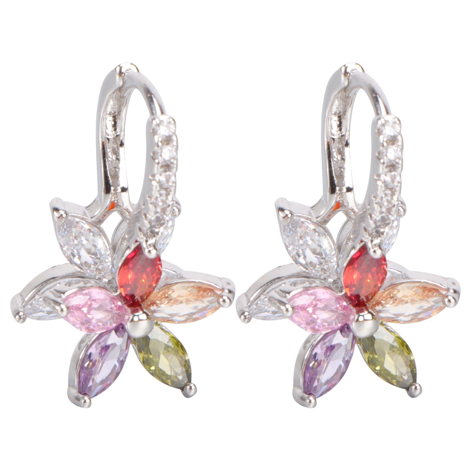 Masteelf Zircon Earrings Confidence-boosting Easy Maintenance