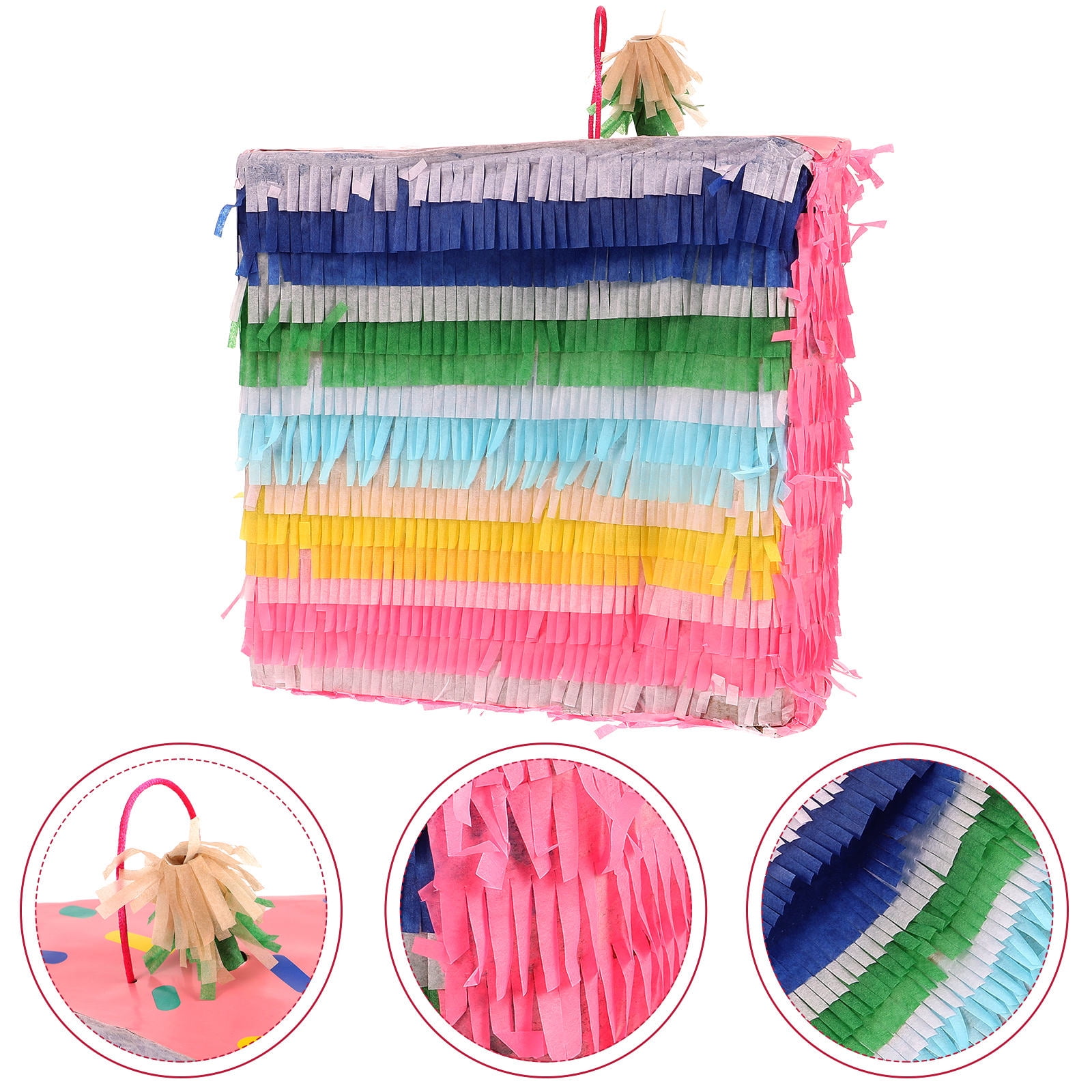 Masteelf for Kids Parties Cake Pinata Child Baby 28x25cm Pink
