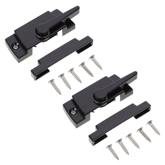 IDEANATEGRATE Zinc Alloy Sliding Window Sash Locks 2 Sets 2.6X0.9In