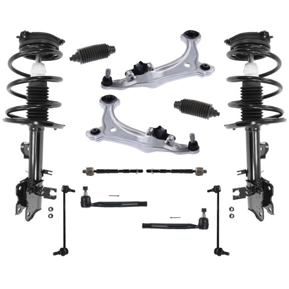 Master 12pc Chassis Kit Lower Control Arms Tie Rods Links For Nissan Quest 11-17