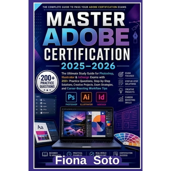 Master Adobe Certification 2025-2026, (Paperback)