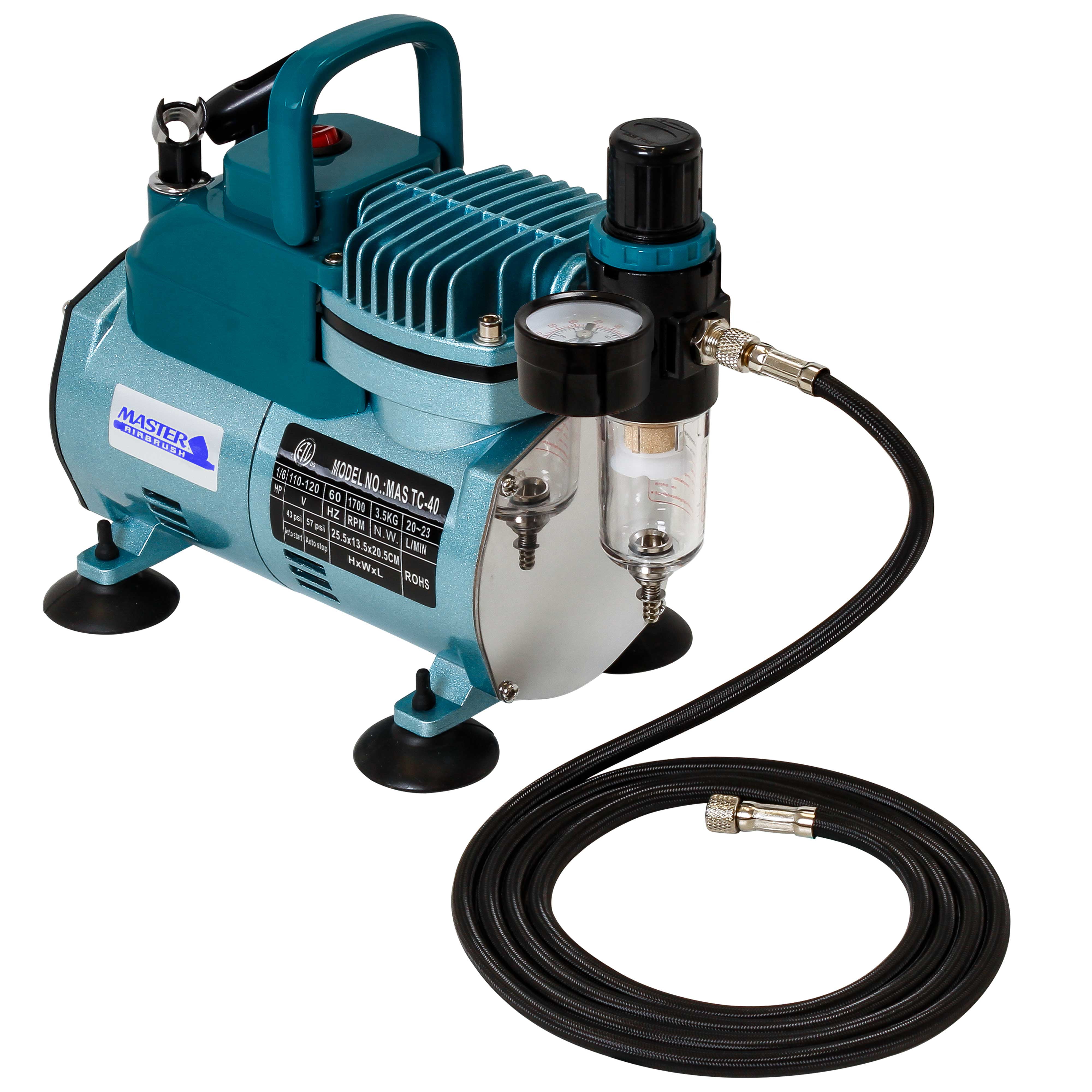 Master Airbrush Cool Runner Professional High Performance Air Compressor  TC-40 