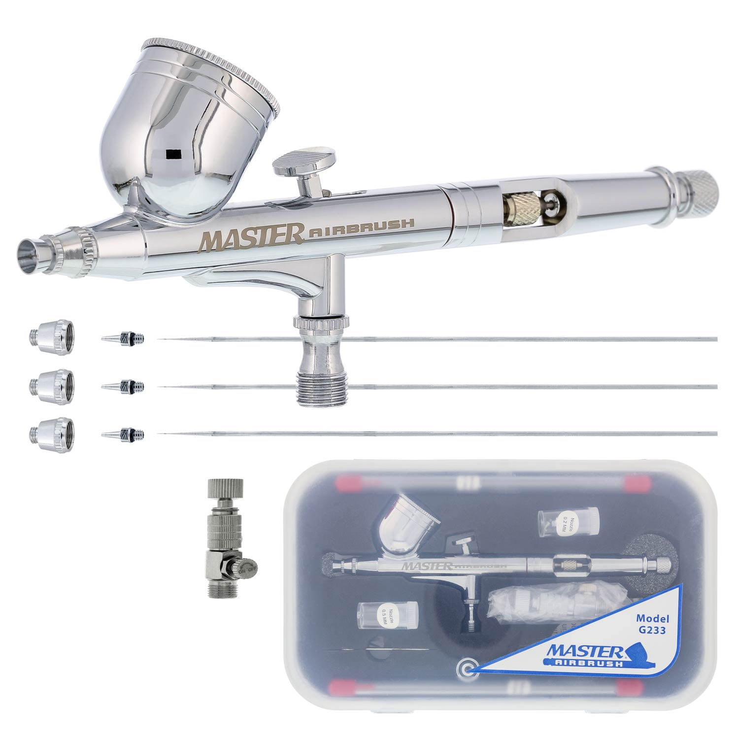 We've found the Best Dual-Action Gravity Feed Airbrush Kit