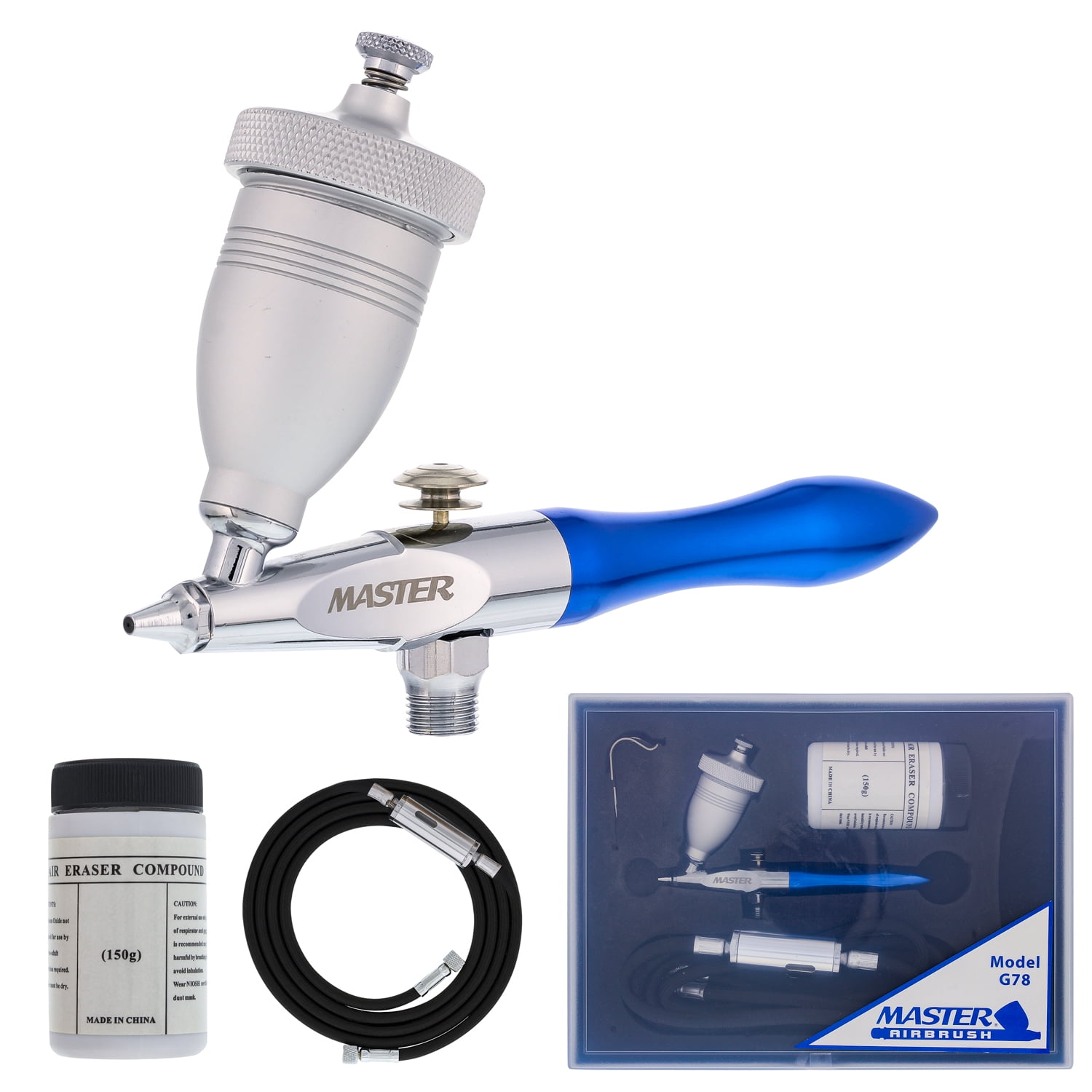 Master Airbrush 13 Piece Airbrush Cleaning Kit - Glass Cleaning