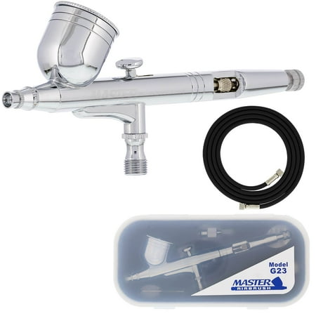 Master Airbrush Model G23 Multi-Purpose Dual-Action Gravity Feed Airbrush Set Kt