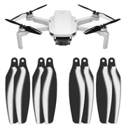 Master Airscrew Stealth Propellers for DJI Mini 2, Mini 2 SE, Mini SE & Mini 4K - Black, 4 propellers in set