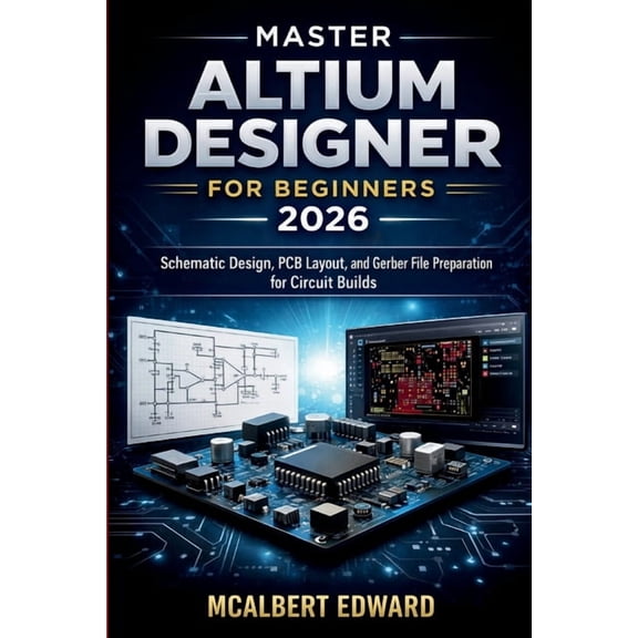 Master Altium Designer for Beginners 2026: Schematic Design, PCB Layout, and Gerber File Preparation for Circuit Builds, (Paperback)