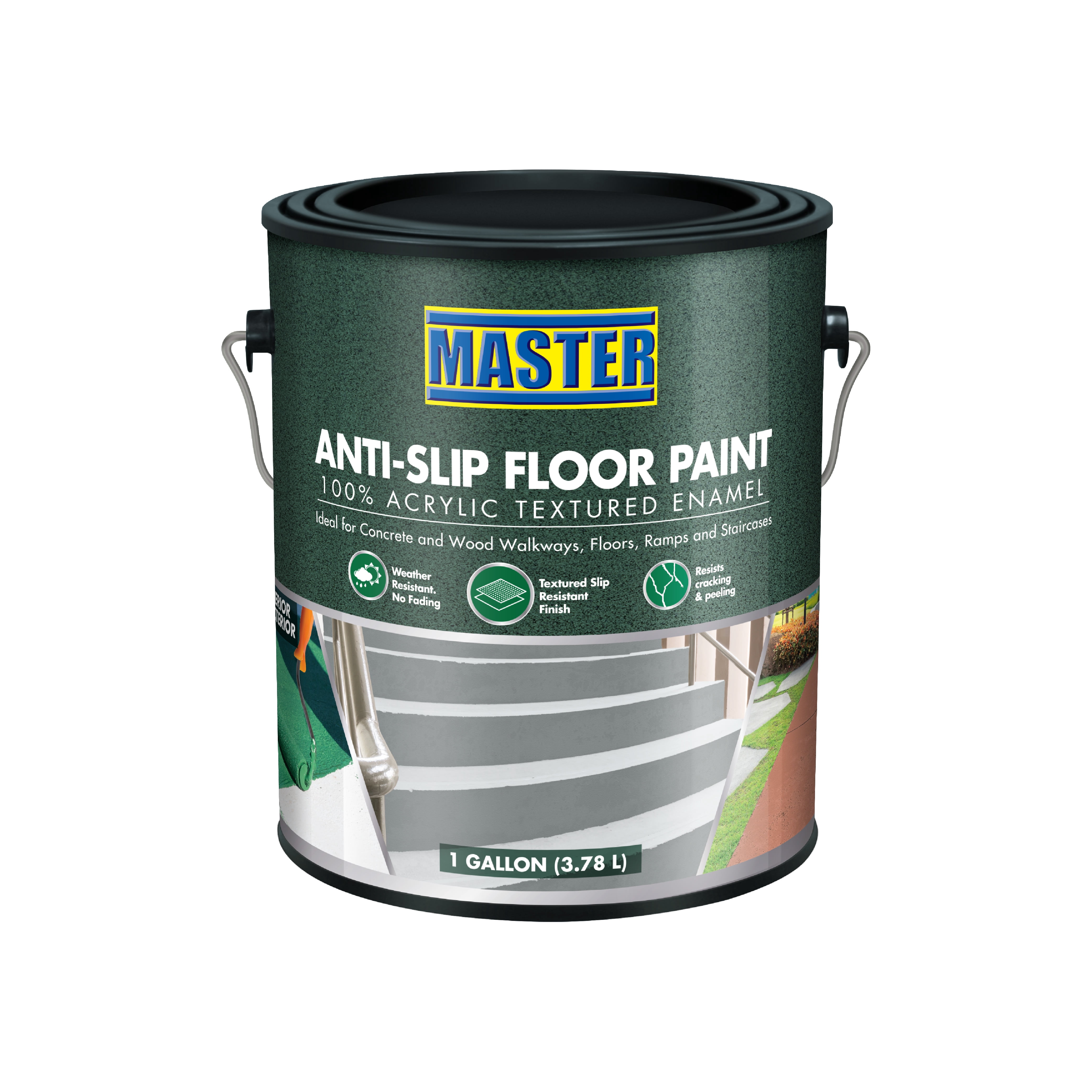 Non-slip Floor And Step Safety Paint - Light Grey - 1 Liter - Blackfriar
