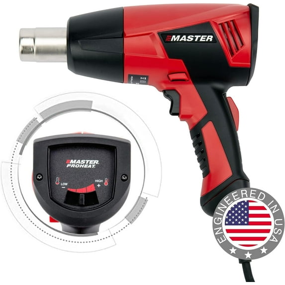 Master Appliance Proheat PH-1100A Electric Heat Gun for Crafting Tools with Adjustable Temperature