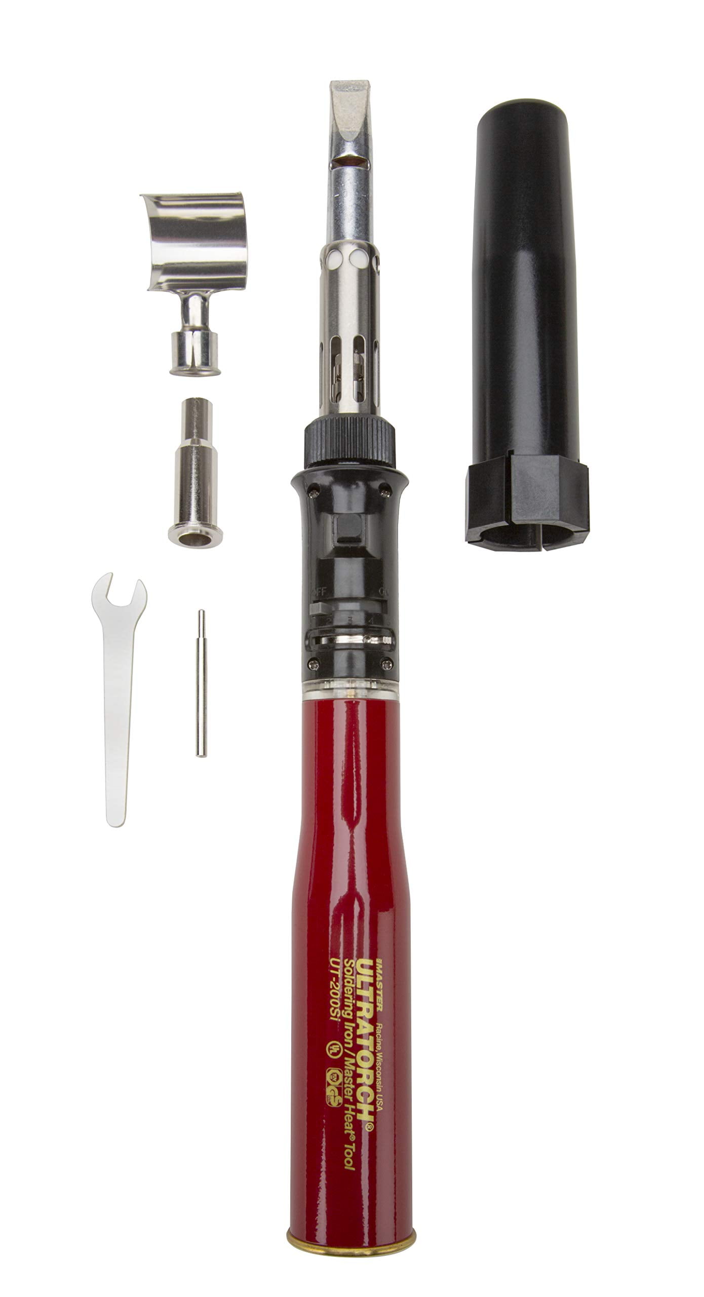 Master Appliance UT-200Si Ultratorch Self Igniting High Powered Butane Soldering Iron for Heavy Gauge Wire CA3