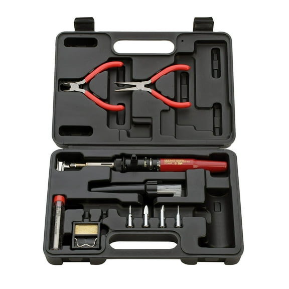 Master Appliance Ultratorch UT-100Si-TC Professional Butane Powered Soldering Iron Kit, 3 in 1 tool with 5 tips CA3