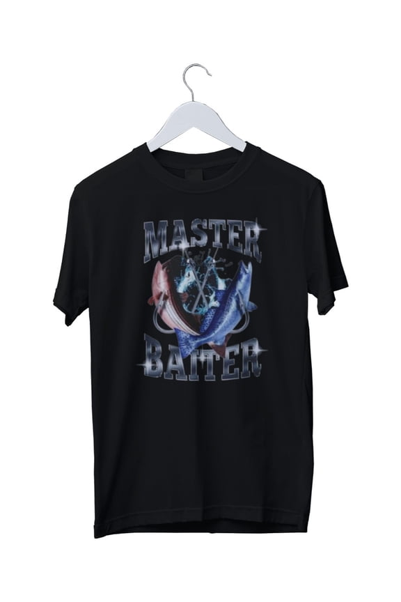 Master Baiter Fishing Bootleg Graphic T-Shirt Mens Unisex S M L XL 2 3 4 XL