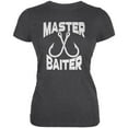 thumbnail image 1 of Master Baiter Fishing Joke Juniors Soft T Shirt Deep Heather X-LG, 1 of 1