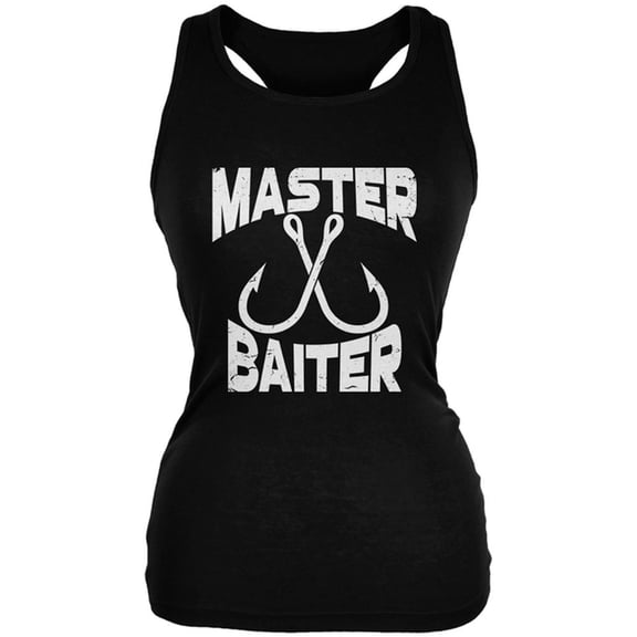 Master Baiter Fishing Juniors Soft Tank Top Black MD
