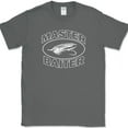 thumbnail image 1 of Master Baiter Fishing T-Shirt Funny Caster Fisher Man Hobby Outdoor Tee - Charcoal, S, 1 of 1