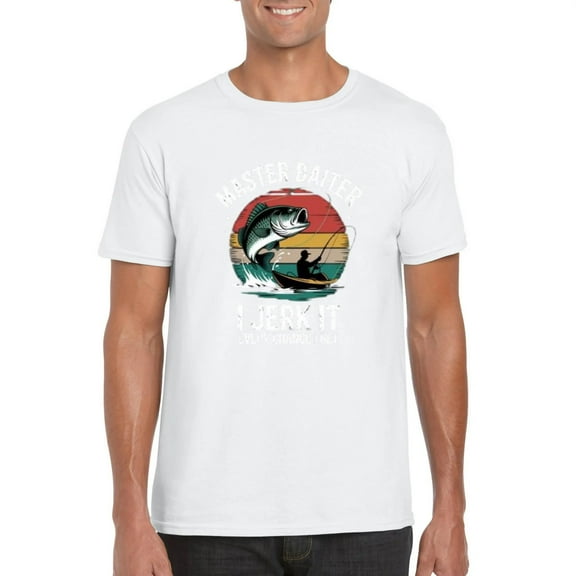 Master-Baiter Kayak Fishing-Dad Grandpa Bass Fish Humorous Angler T-Shirt, for men & women, up to size 5XL