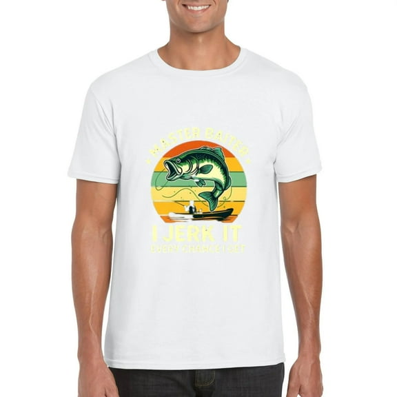 Master Baiter Kayak Fishing Shirt Dad Grandpa Bass Fish T-Shirt, for men & women, up to size 5XL