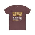 thumbnail image 1 of Master Baiter Mens Cotton Crew Tee - Fishing Themed Tee, 1 of 2