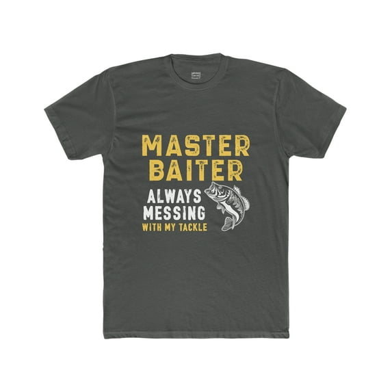 Master Baiter - Mens Cotton Crew Tee