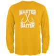 thumbnail image 1 of Master Baiter Mens Long Sleeve T Shirt Gold MD, 1 of 1