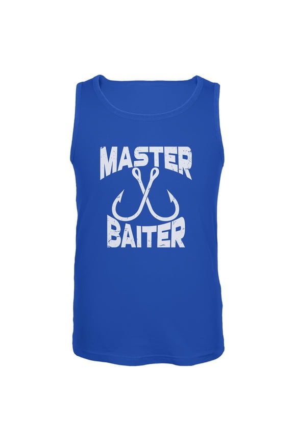 Master Baiter Mens Tank Top Royal MD