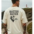 thumbnail image 1 of Master Baiter Retro Graphic T-Shirt, Bass Shirt Desgn, 1 of 2