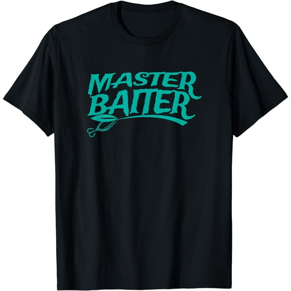 Master Baiter Tee Shirt, Fishing Tshirt For Men Funny T-Shirt