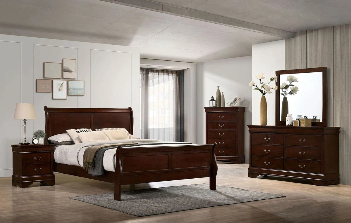 Solid wood 2024 master bedroom furniture