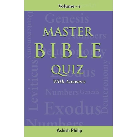 Master Bible Quiz-Vol-1: With Answers, (Paperback)
