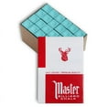 thumbnail image 1 of Master Billiard Pool Cue Chalk - 1/2 Gross - 72 pcs - Made in the USA - Green, 1 of 2