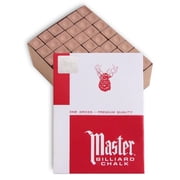 Master Billiard Pool Cue Chalk - 1 Gross - 144 pcs - Gold