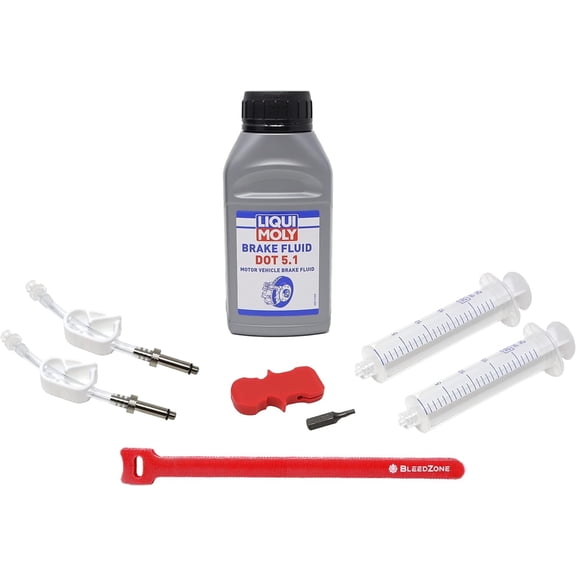Master Bleed Kit for Avid/Formula Hydraulic Brakes with DOT 5.1 Brake Fluid