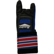 master deluxe bowling wrist glove left hand, large